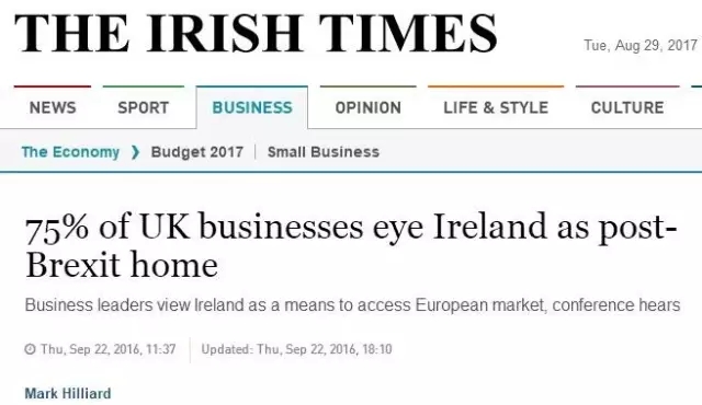 来自英国的数据显示，脱欧后，已经有10万家英国公司转到爱尔兰注册成立公司.webp.jpg